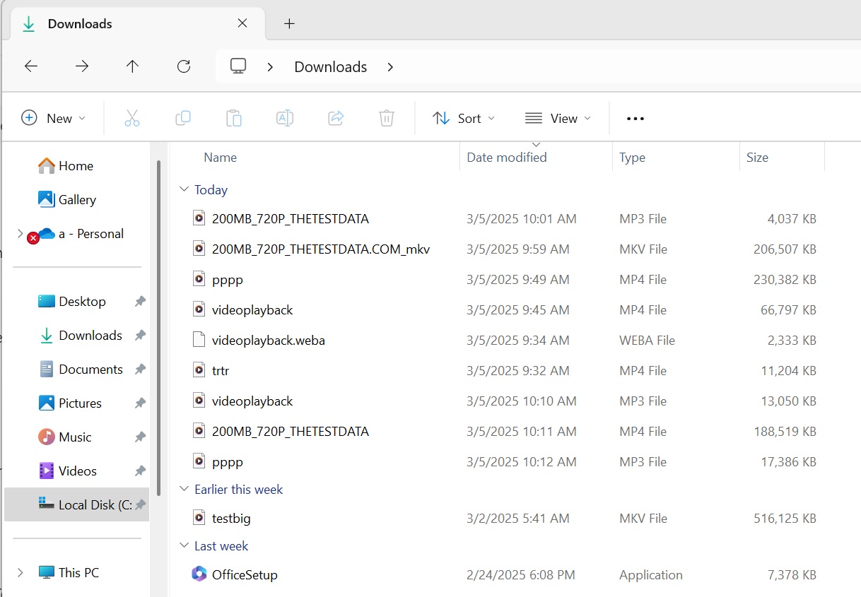 converted files into different formats with powertoys