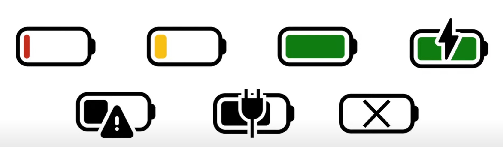 long battery icon variants in windows 11 24h2