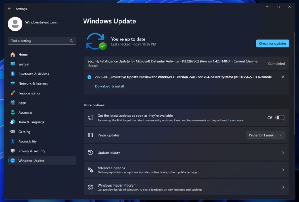 Windows 11 KB5055627 finally makes File Explorer faster on Windows 11 24H2