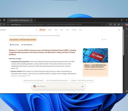 Bing AI search rolls out