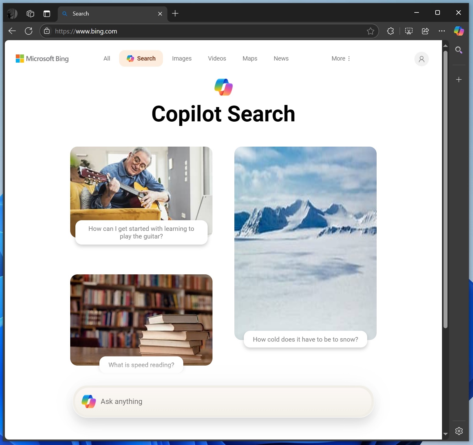 Copilot Search on Bing