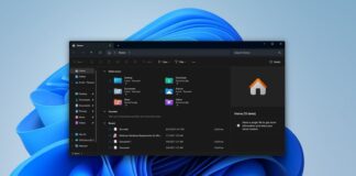 File Explorer Home tab
