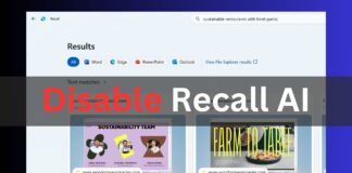 Disable and remove Recall AI from Windows 11
