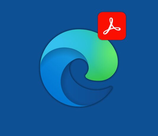 Microsoft edge with adobe pdf engine