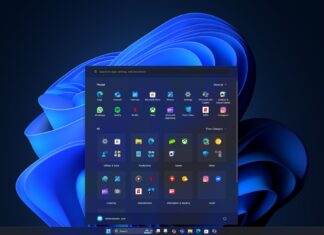 New Start menu on Windows 11