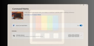 Powertoys command palette tool