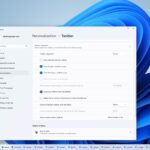 Show smaller taskbar buttons in Windows 11 update
