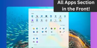 Windows 11 start menu new layout