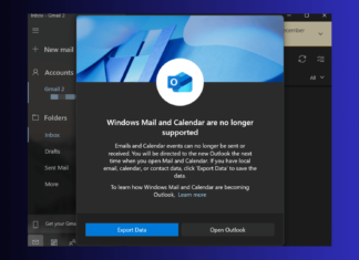 Windows Mail discontinued by Microsoft