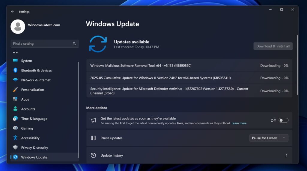Windows 11 KB5058411 24H2 out with AI features, direct download .msu