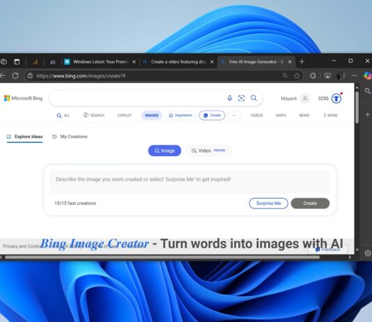 Bing Video Creator with Sora