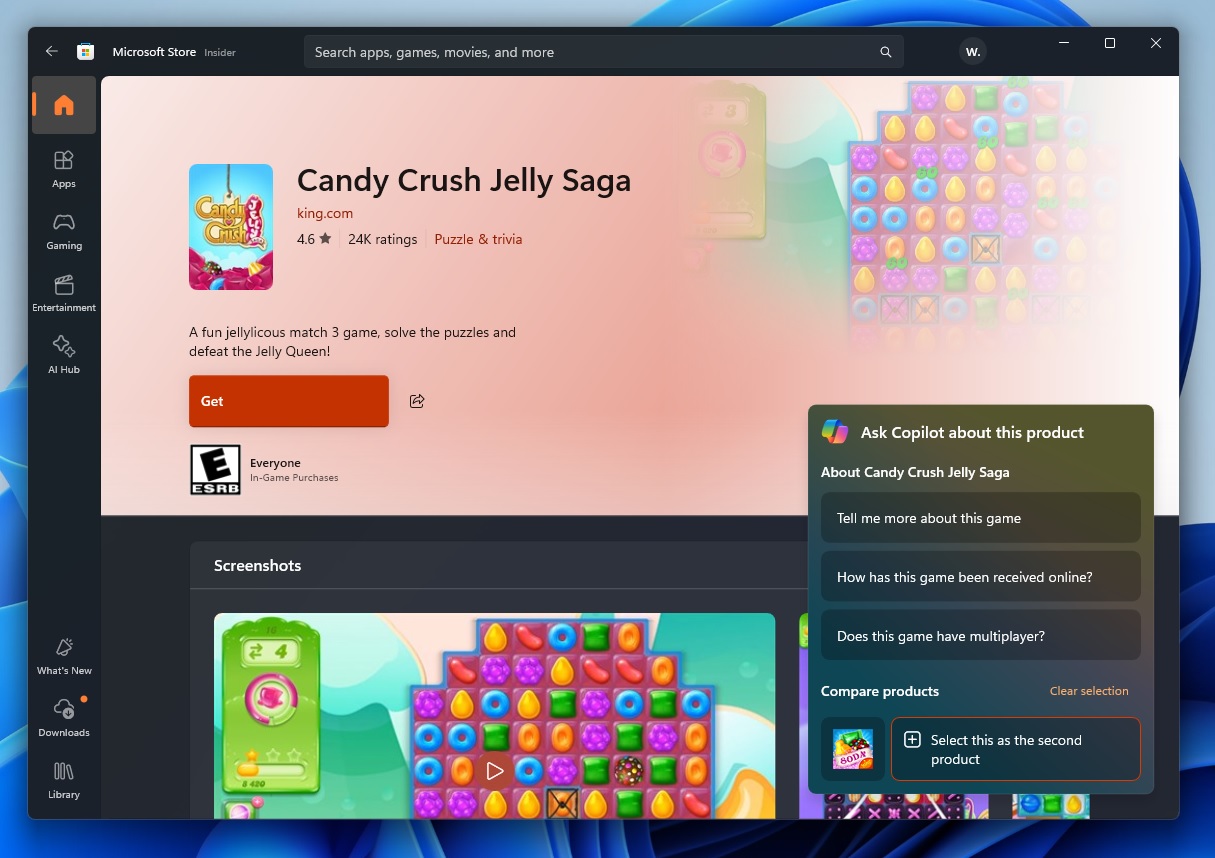 Copilot in Microsoft Store