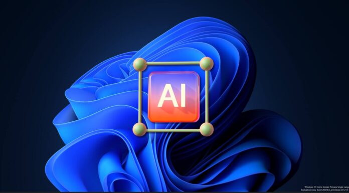 File Explorer on Windows 11 with AI