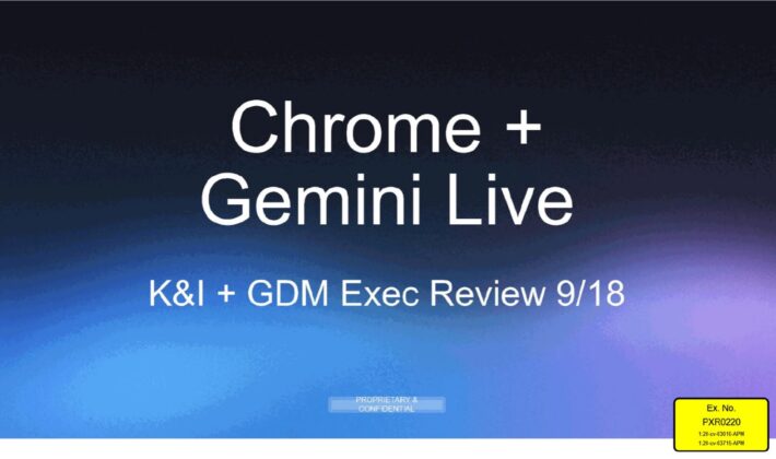 Gemini Live Chrome