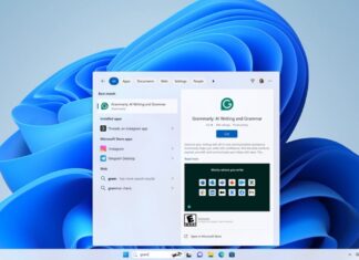Microsoft Store in Windows Search
