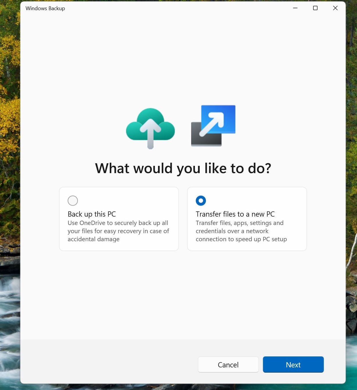 PC to PC file transfer on Windows 11