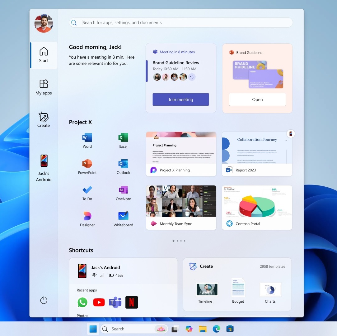 Start menu official concept 3