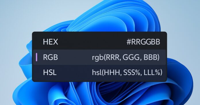 Windows 11 Color Picker