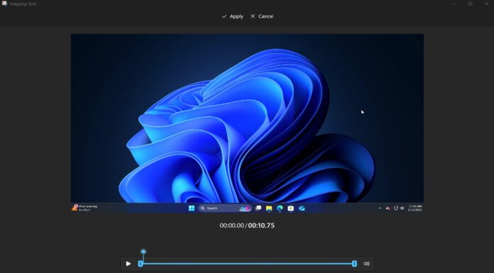 snipping tool trim windows