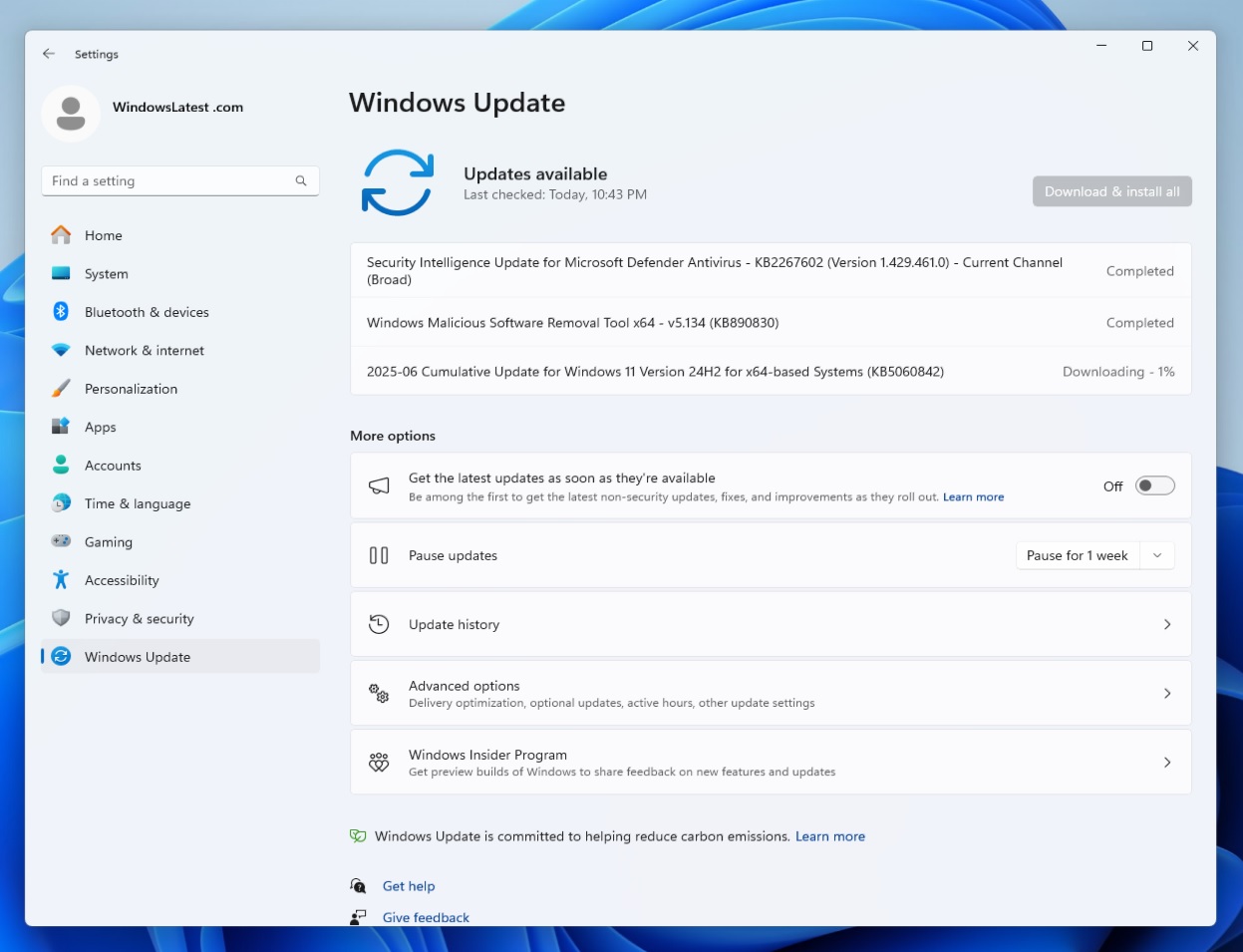 2025-06 Cumulative Update for Windows 11 Version 24H2 for x64-based Systems (KB5060842)