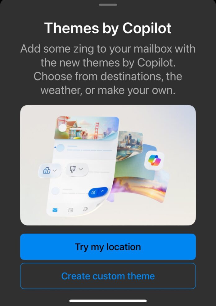 Microsoft says Copilot can use location to change Outlook's UI on Android