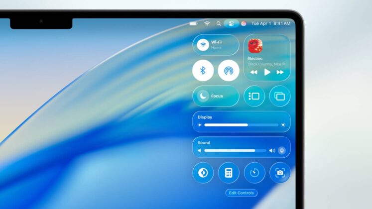Liquid Glass in macOS 26