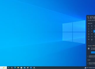 Windows 10 KB5060533 with Calendar UI