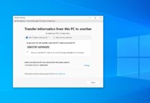Windows 10 PC to PC transfer tool