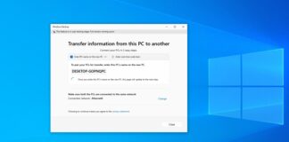 Windows 10 PC to PC transfer tool