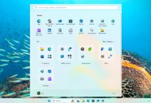 Windows 11 Start menu categories