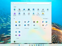 Windows 11 Start menu categories