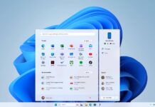 Windows 11 Start menu screen sharing