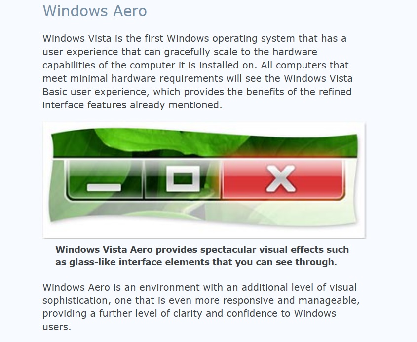 Windows Vista with Aero