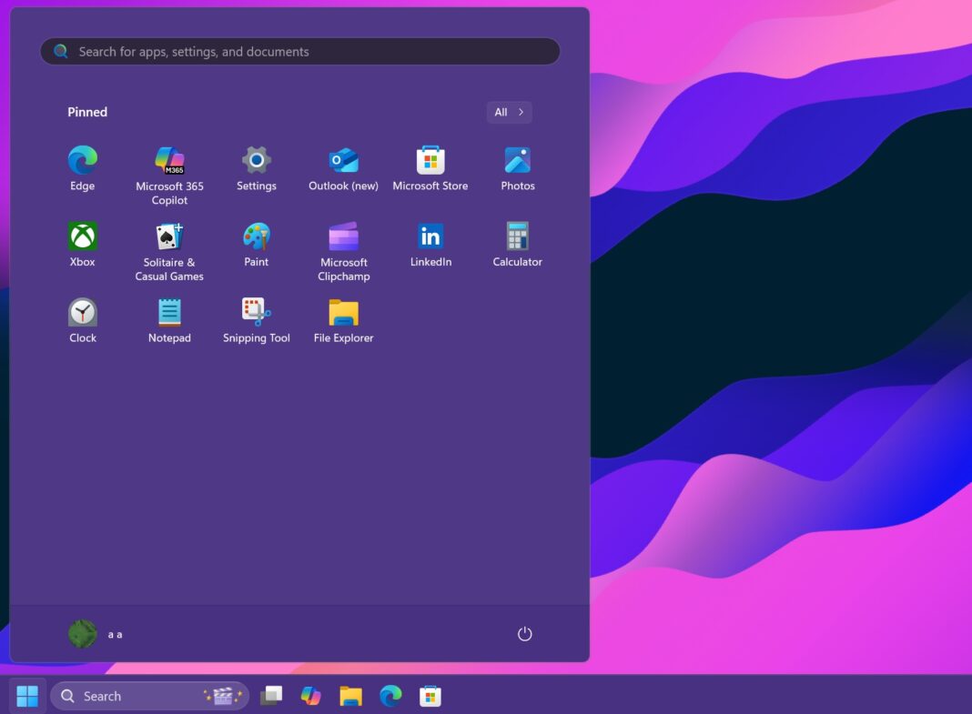 Windows 11 24H2 tests toggle to turn off Recommended feed in the Start menu