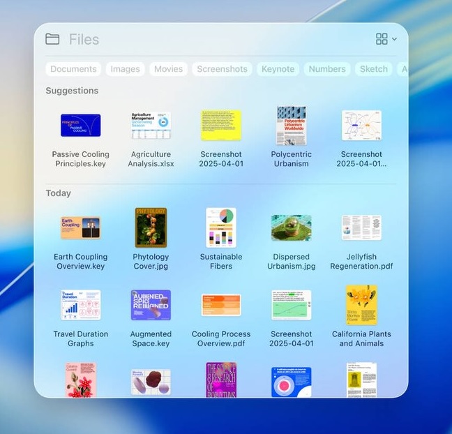 macOS 26 liquid