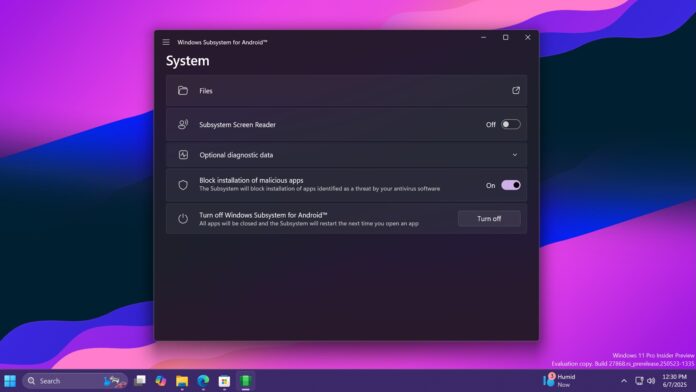 wsa working on win 11 24h2