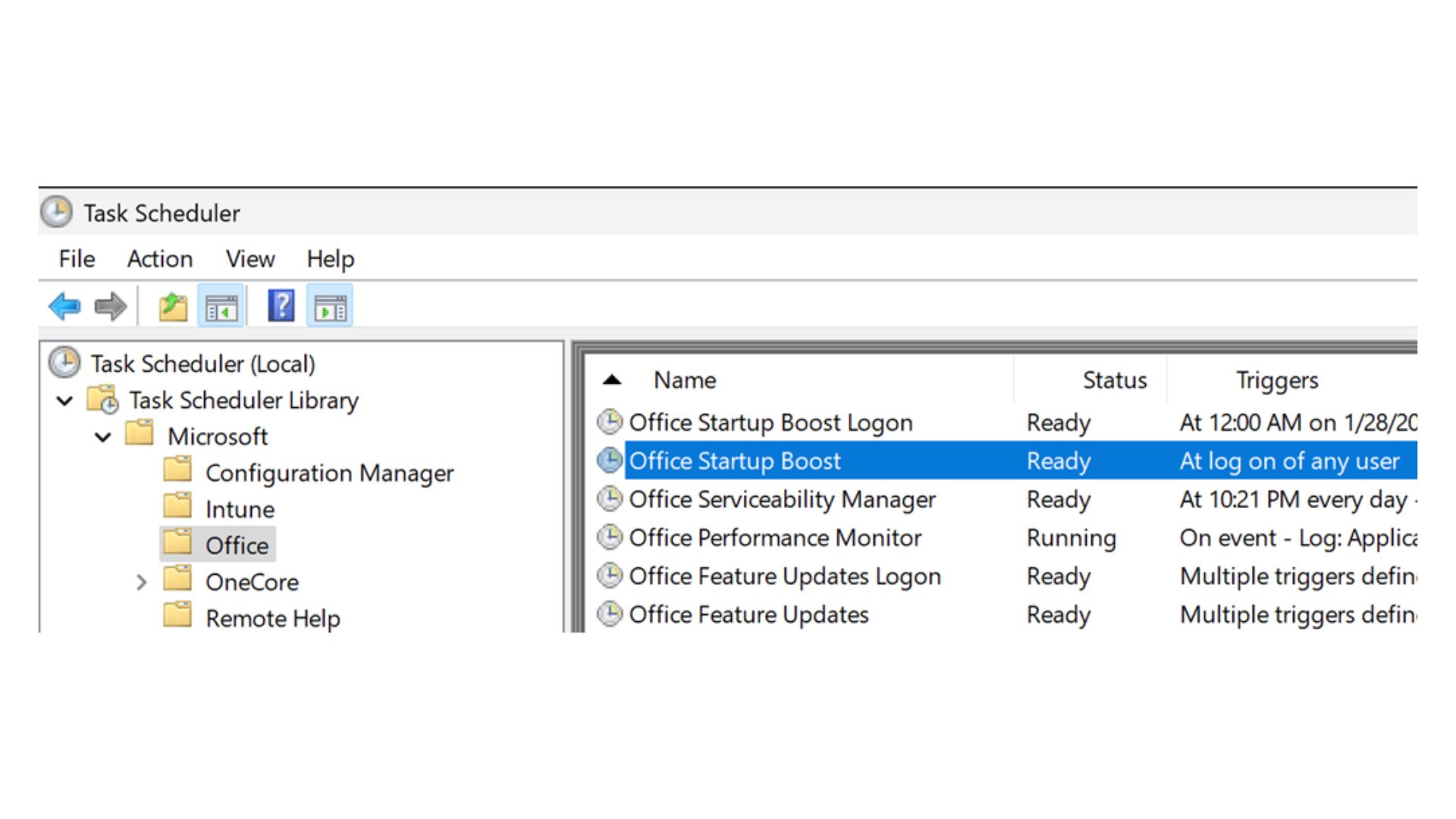 Task Scheduler in Windows 11