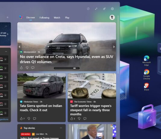Windows 11 widgets board
