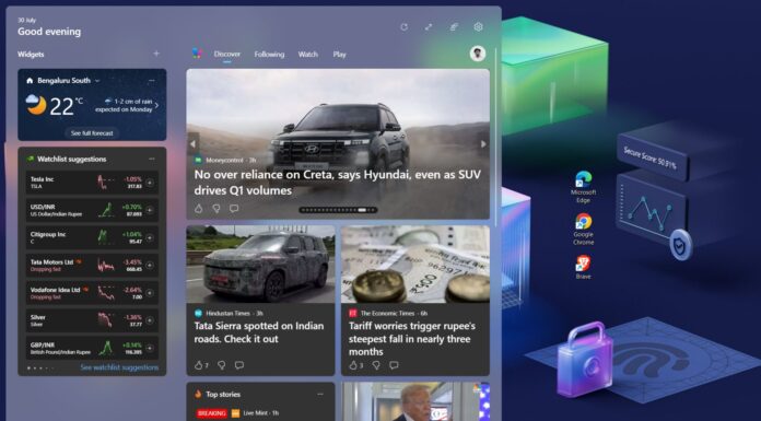 Windows 11 widgets board