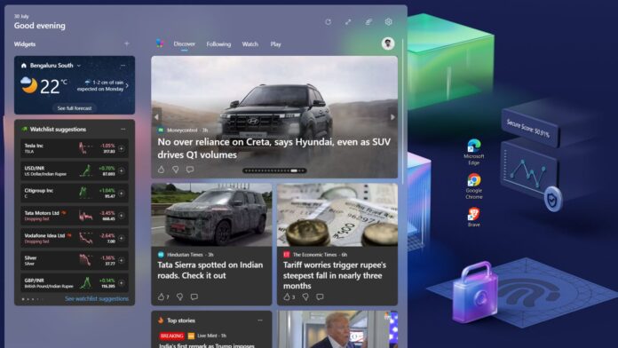 Windows 11 widgets board