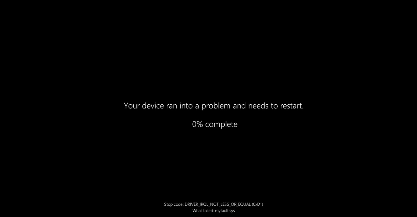 Windows 11 black screen BSOD