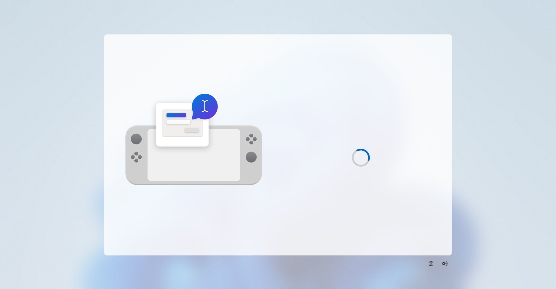 Windows 11 handheld UI