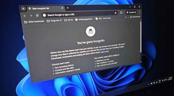 Chrome incognito mode script blocking