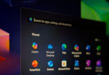 Copilot in the Start menu