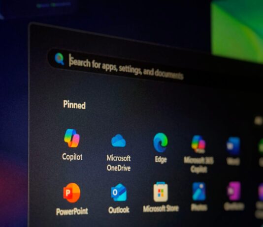 Copilot in the Start menu