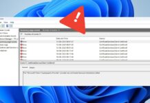 Event Viewer displays a new error post KB5063878 update