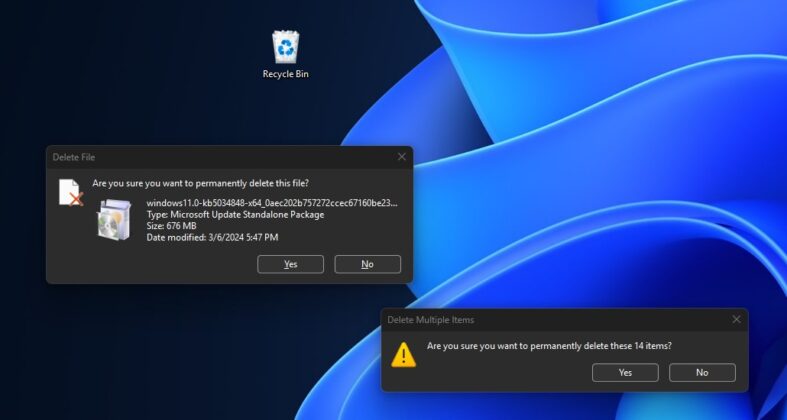 File Explorer dark mode dialogs