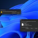 File Explorer with dark mode dialogs in Windows 11
