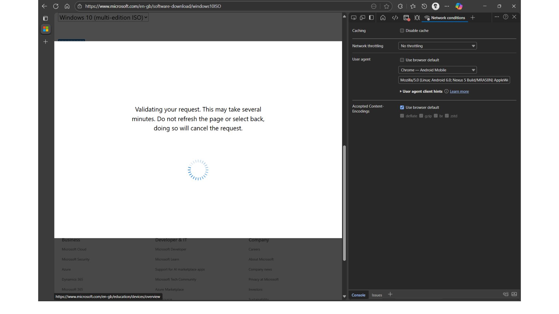 Edge developer tools