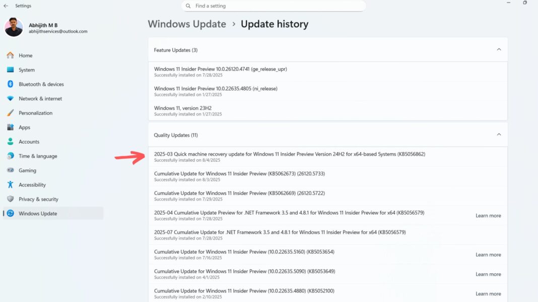 Window Remediation I tried Quick Machine Recovery in Windows 11, and it's one of the best ...